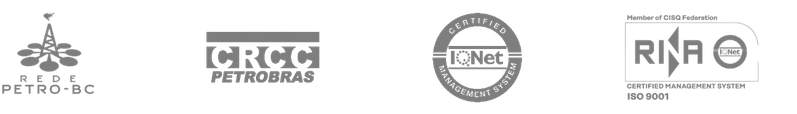 Certificações Petrobrás, CRCC, IQNet e RINA